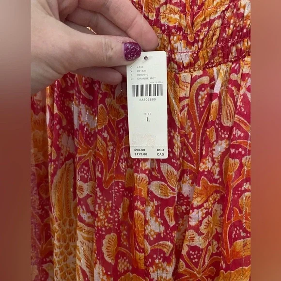 NWT Anthropologie Harem Strapless Woman’s Jumpsuit Size Large💕 - Picture 7 of 7